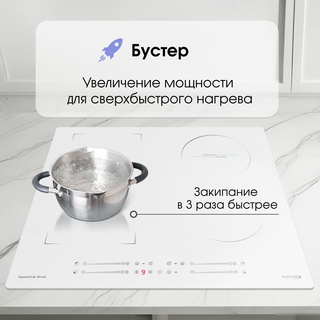 Варочная панель Zigmund & Shtain CI 49.6 W