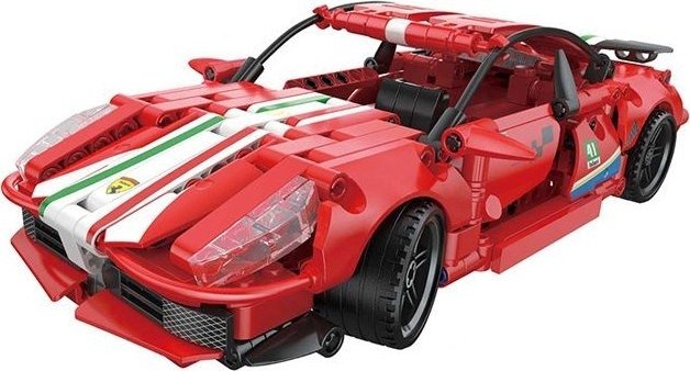 Конструктор Zhe Gao DZ7014 Гоночный автомобиль Ferrari 488