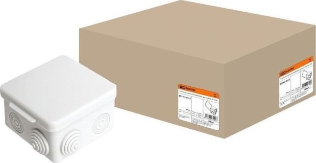 Монтажная коробка (подрозетник) TDM Electric SQ1401-0112 (серый)