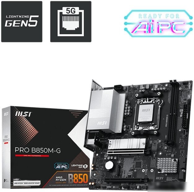 Материнская плата MSI Pro B850M-G