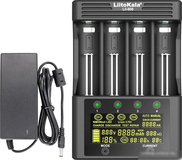 Зарядное LiitoKala Lii-600