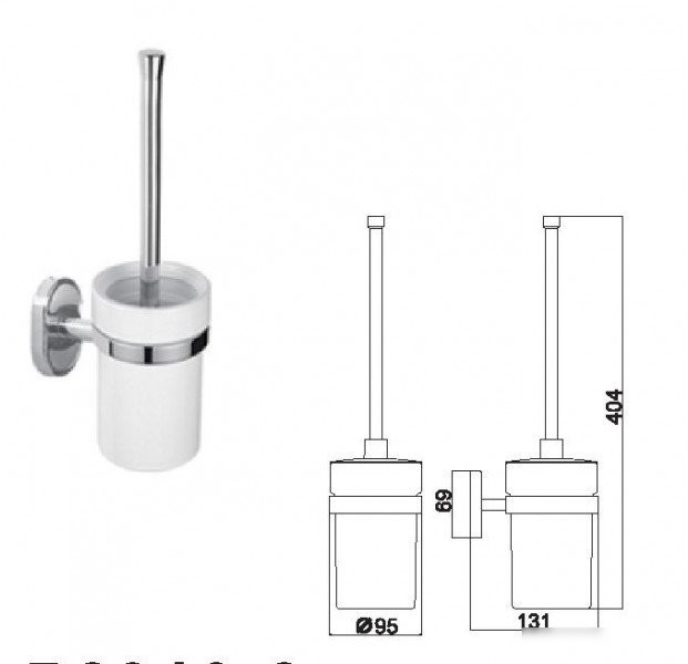 Ершик для унитаза Wisent WP2810-2