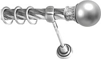 Карниз для штор Lm Decor Тифани 037 1р витой 25мм (сатин, 4м)