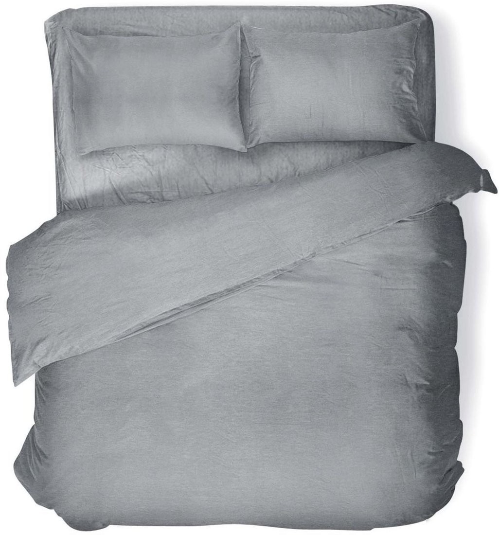Постельное белье Verossa на резинке 200x200x20 776170 (Melange Silver)