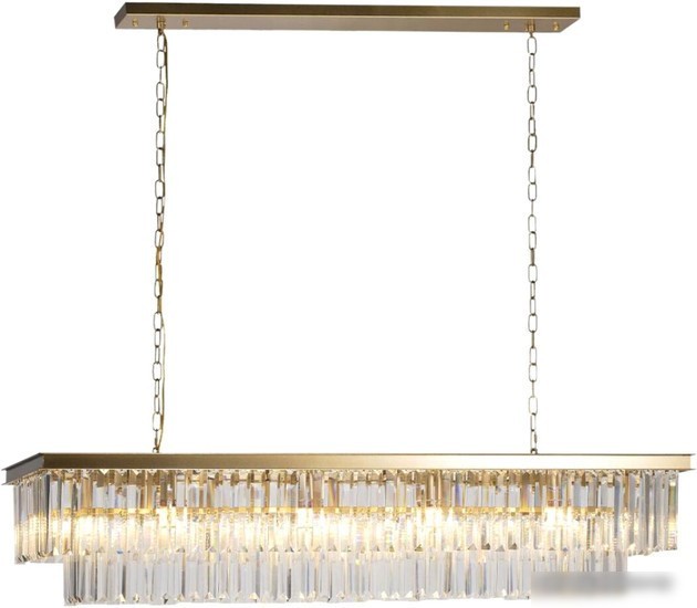 Подвесная люстра LOFT IT Prism Clear 10019/1200R Gold
