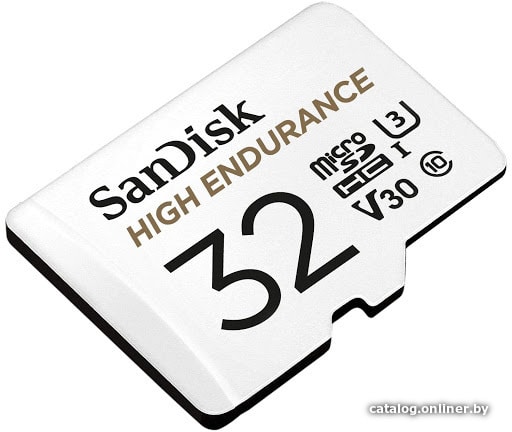 Карта памяти SanDisk High Endurance microSDHC SDSQQNR-032G-GN6IA 32GB (с адаптером)