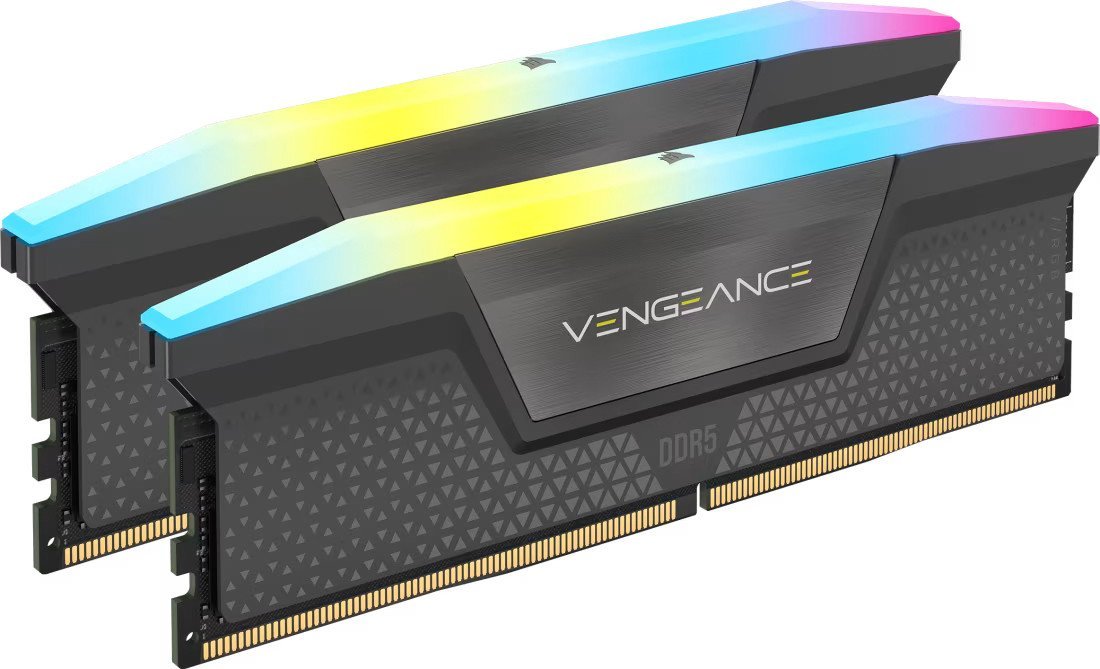 Оперативная память Corsair Vengeance RGB 2x16ГБ DDR5 6000 МГц CMH32GX5M2E6000Z36