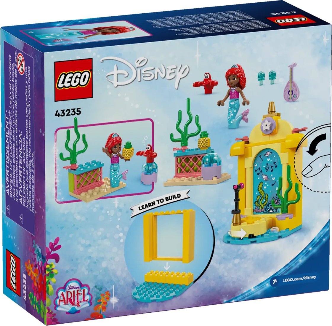 Конструктор LEGO Disney Princess Музыкальная сцена Ариэль 43235