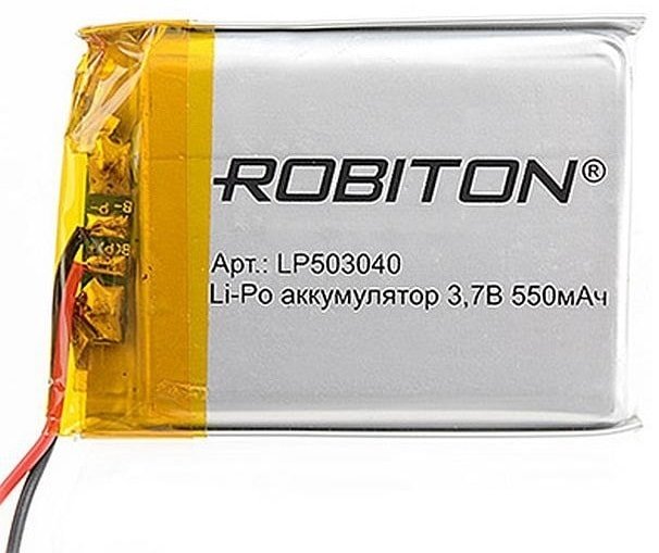 Аккумуляторы Robiton LP503040 550mAh 1 шт