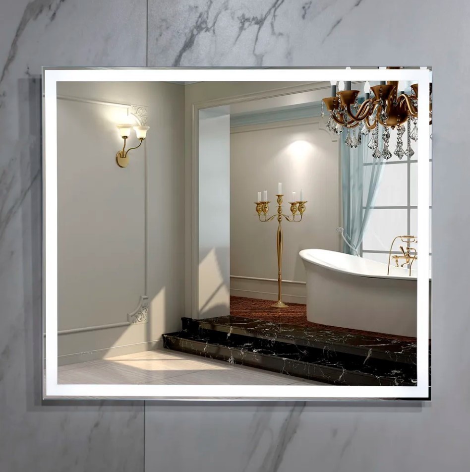 Пекам Зеркало Greta 60x50 greta-60x50B (с подсветкой и бесконтактным сенсором)