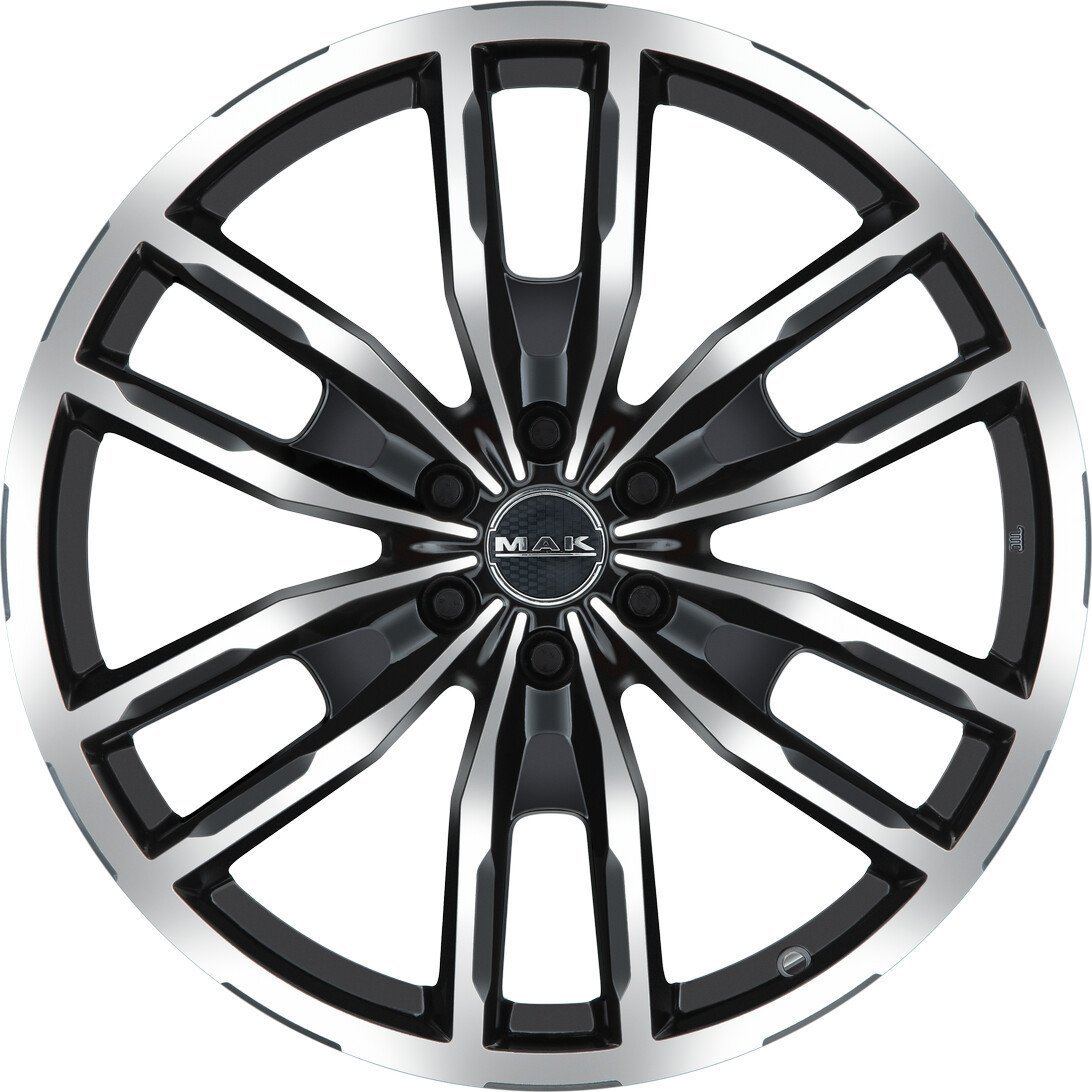 Литые диски MAK Peak 17x7.5" 6x139.7мм DIA 106.1мм ET 25мм Black Mirror