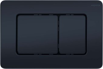 Панель смыва Aquatek KDI-0000040 (черный матовый)