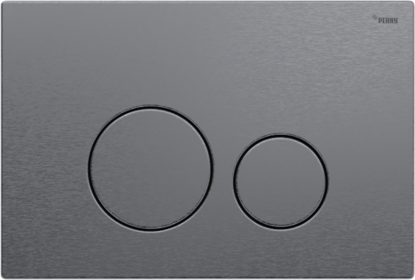 Панель смыва Pexay Nova Orb Steel (нержавеющая сталь графитовый матовый)