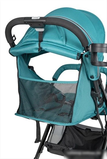 Коляска прогулочная «книга» Farfello Comfy Go Comfort CG-307 (аквамарин/черный хром)
