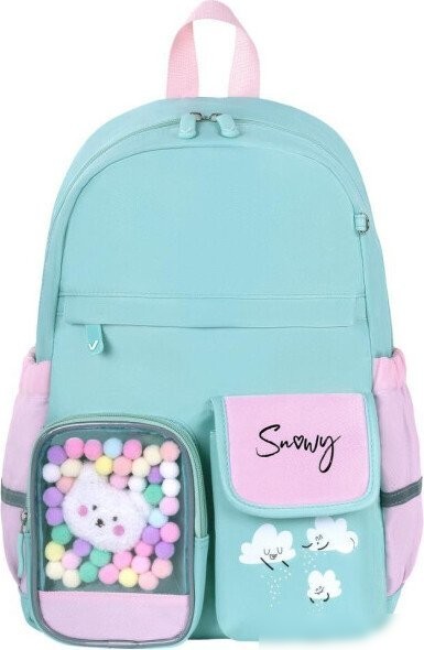 Городской рюкзак BRAUBERG Pastel Funny clouds 271421