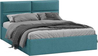 Кровать Трия Глосс универсальный тип 1 с ПМ и заглушиной 160x200 (Wellmart Indigo)