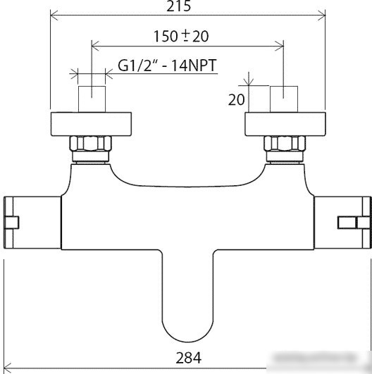 Смеситель Ravak TE 022.00/150 [X070047]