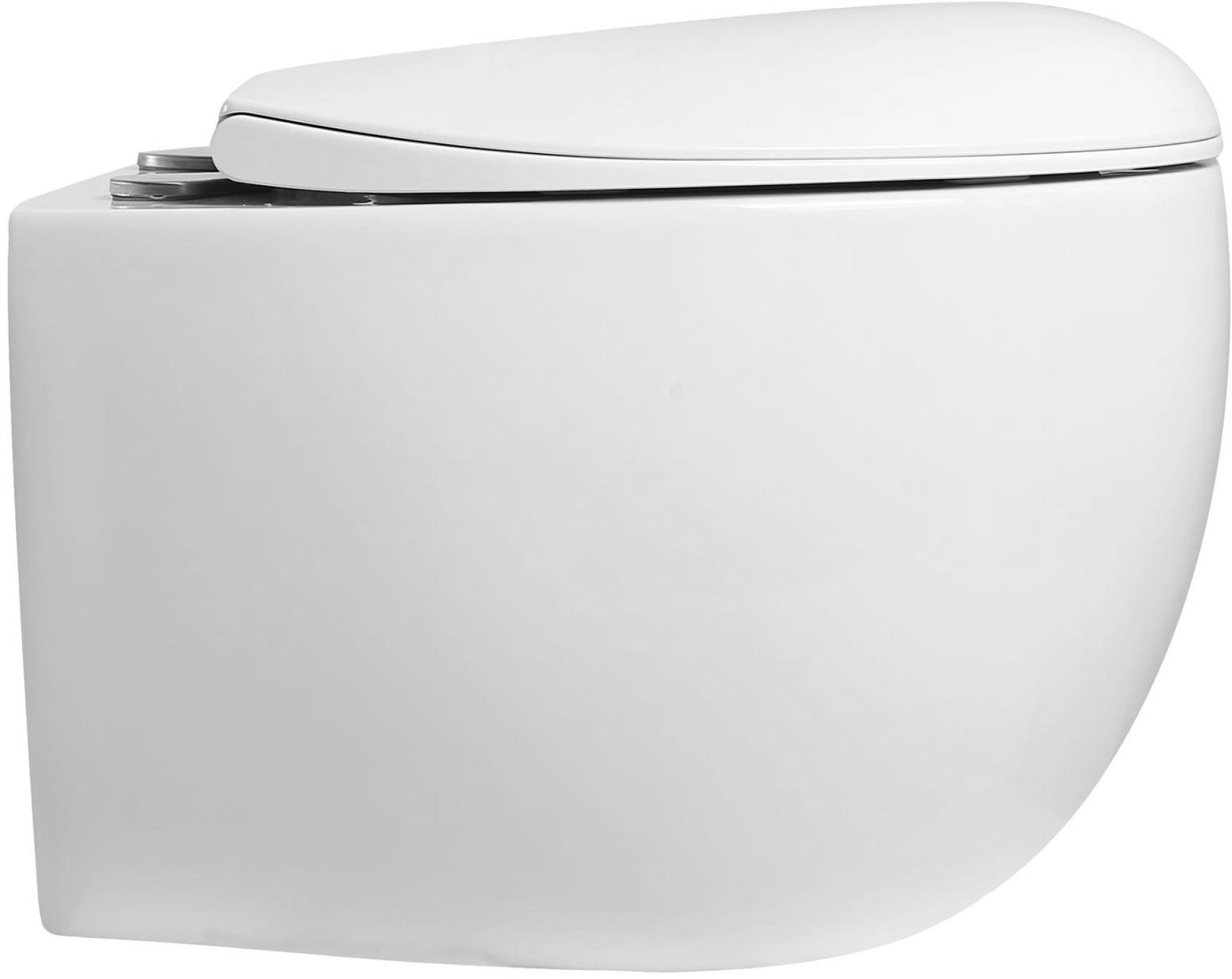 Унитаз подвесной Roxen Egg в комплекте с инсталляцией StounFix Dual Fresh 6 в 1 968442 (кнопка: сатин)