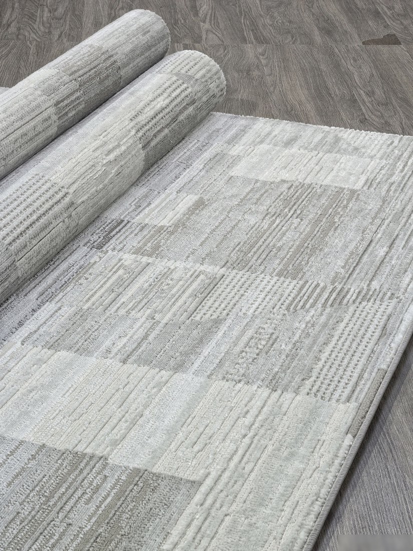 Ковер для жилой комнаты Merinos Sirius F190-STAN-CREAM-GRAY (1x2)