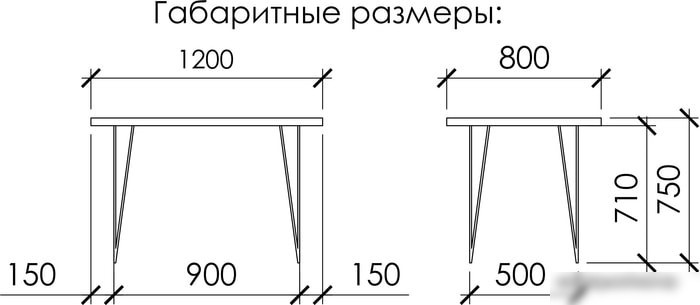 Кухонный стол Buro7 Грасхопер 120 (с обзолом, дуб беленый/белый)