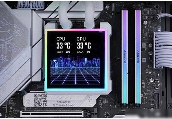 Система жидкостного охлаждения для процессора Lian Li HydroShift II LCD-S 360TL G89.GHS2LCDS36TW.R0