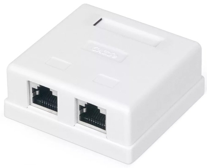 Розетка компьютерная Cablexpert NA214