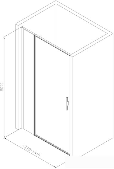 Душевая дверь Allen Brau Priority 3.31011.BA
