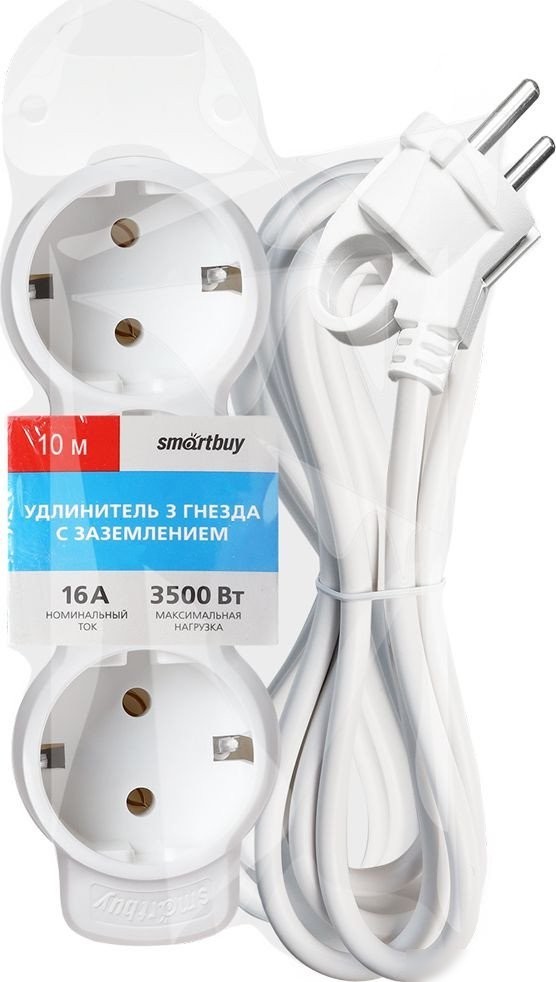 Удлинитель SmartBuy SBE-16-3-10m-Z