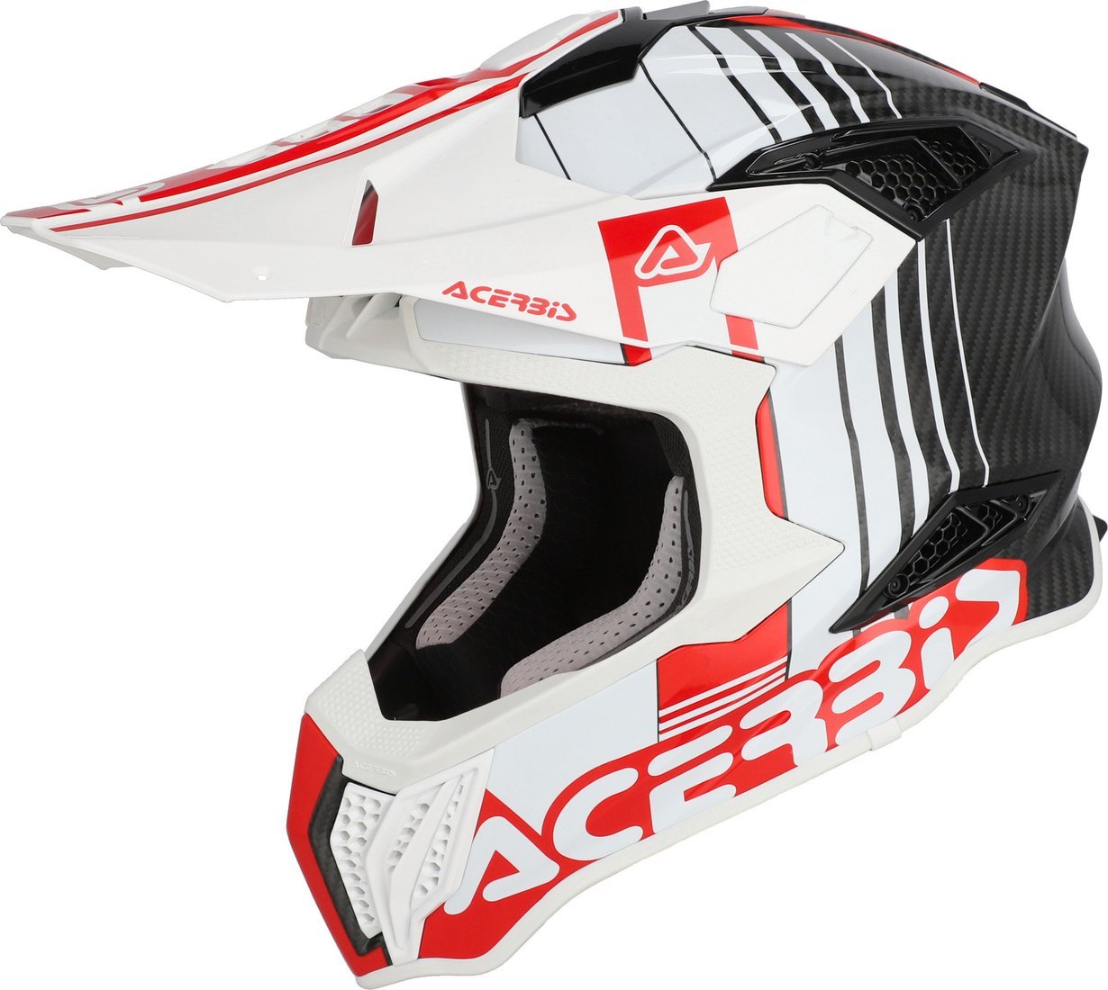 Мотошлем Acerbis Airstrike-C 0026832.239.064 (M, белый/красный)