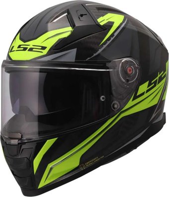 Мотошлем LS2 FF811 Vector II C Savage (XL, H-V Yellow)