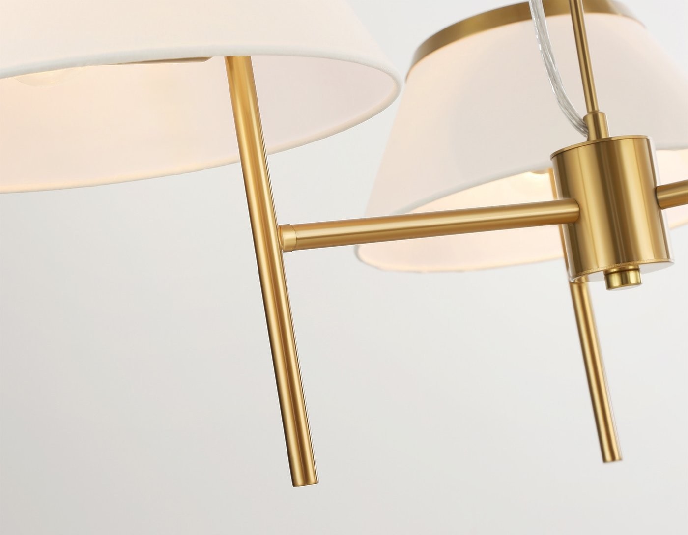 Подвесная люстра Ambrella LH72471/3 BS/WH (латунь/белый)