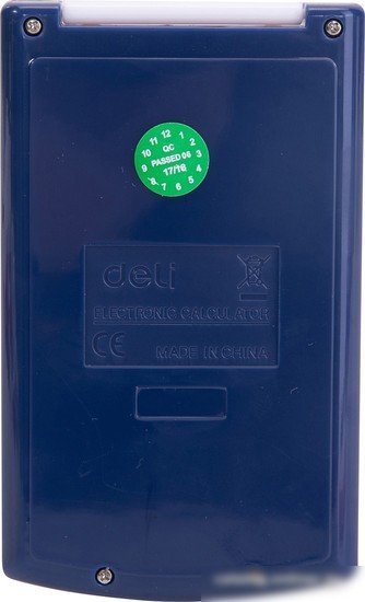 Калькулятор Deli E39217/BLUE