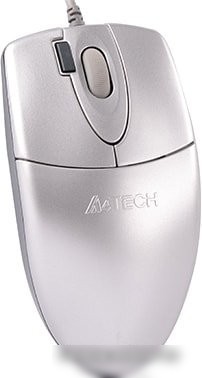 Мышь A4Tech OP-620D (серебристый)