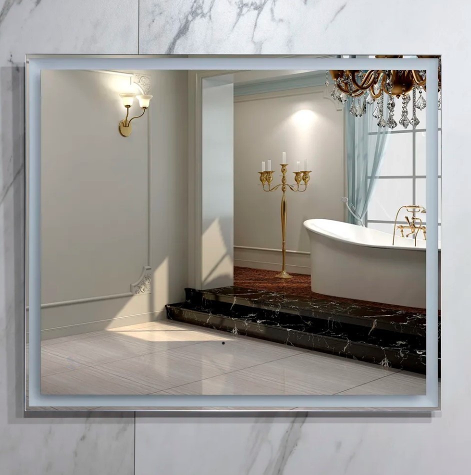 Пекам Зеркало Greta 60x50 greta-60x50B (с подсветкой и бесконтактным сенсором)