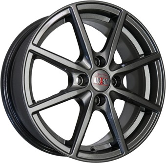 Литые диски Alcasta M63 15x6" 4x98мм DIA 58.6мм ET 35мм Graphite