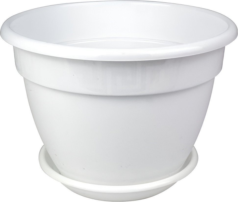 Вазон 5 Plast Антик D32 (10 л, белый)