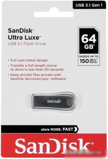 USB Flash SanDisk Ultra Luxe USB 3.1 64GB SDCZ74-064G-G46