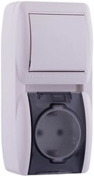Розетка Lezard Nata 710-0200-172 (белый)