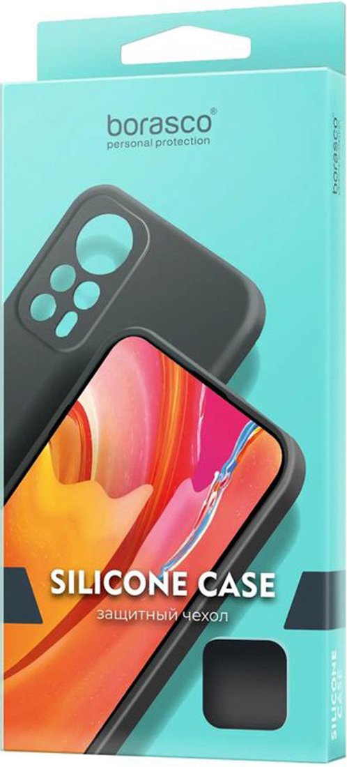 Чехол для телефона BoraSCO Silicone Case для Honor X6c 75507 (черный)