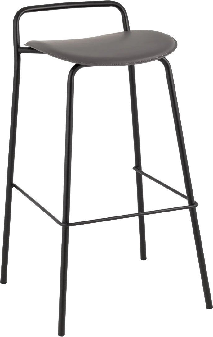 Стул Stool Group Mantis (экокожа темно-серый)