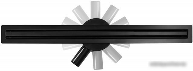 Трап/канал Calani Eco360 Slim 80 Black CAL-G0027