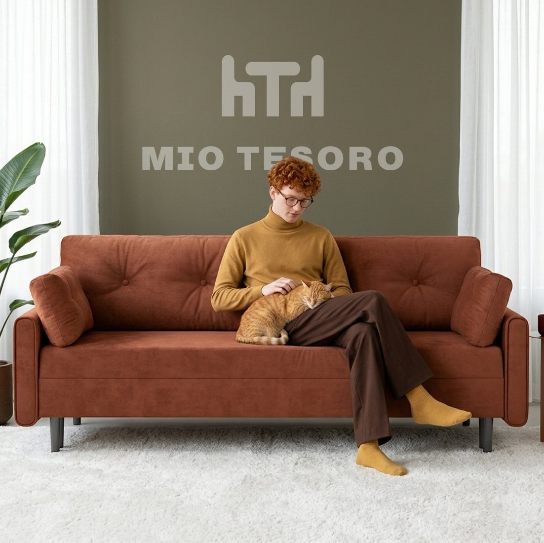 Диван Mio Tesoro Оливер SB3 (Ultra Terra)