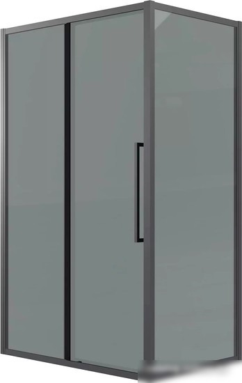 Душевой уголок Grossman Cosmo 120x90x195 120.K33.02.1290.21.10 (черный матовый/тонированное стекло)