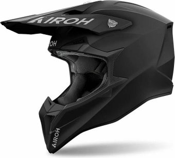 Мотошлем Airoh WRAAAP Color WRA11-L (L, черный матовый)