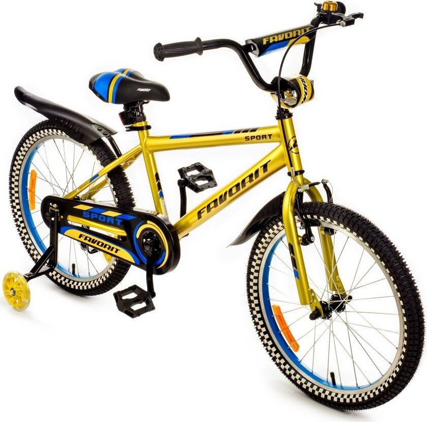 Детский велосипед Favorit Sport 20 SPT-Y20YL (желтый)
