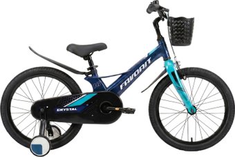 Детский велосипед Favorit Crystal CRS-18BL (синий)