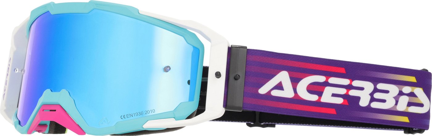 Мотошлем Acerbis Vitrion Mirror 0027520.487 (голубой/белый)