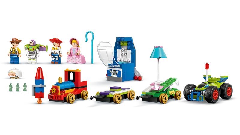Конструктор LEGO Disney История игрушек: Праздничный поезд и радиоуправл. машинка (43264)