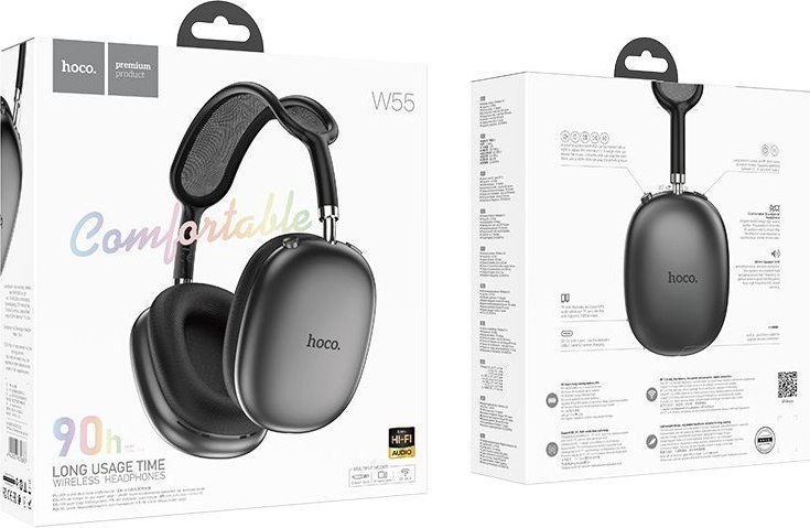 Наушники Hoco W55 Plus (черный)