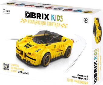 Конструктор QBRIX Kids Итальянский спорткар 31000